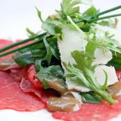 Beef Carpaccio with Parmesan and Dijon Vinaigrette