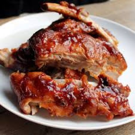 Slow-Cooked Sweet & Spicy Baby Back Ribs