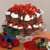 Chocolate Strawberry Torte