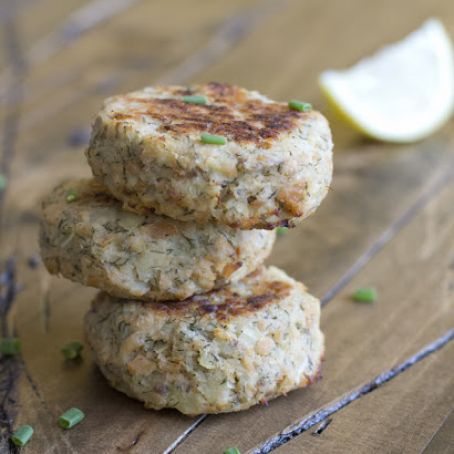 Baked Parsnip Salmon Cakes