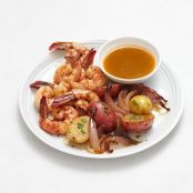 Grilled Beer and Butter Shrimp With Potatoes