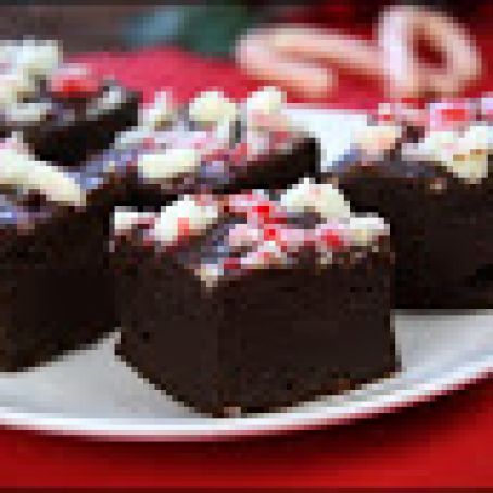 Peppermint Bark Fudge
