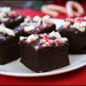 Peppermint Bark Fudge