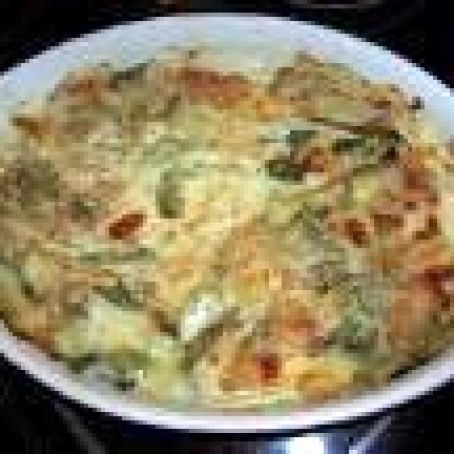 Endive & bacon gratin