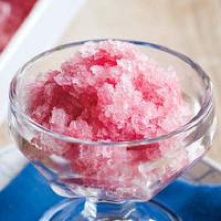 Cranberry-Lime Granita
