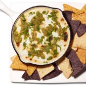 Bobby Flay's Queso Fundido with Roasted Poblano Vinaigrette