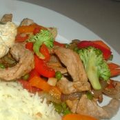 Chinese Pork and Vegetable Stir Fry