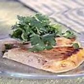 Smoked Turkey, Brie, and Apricot Quesadilla