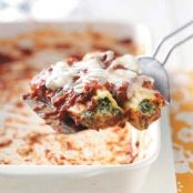 Cheese Spinach Manicotti
