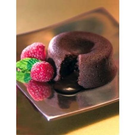 Molten Chocolate-Espresso Cakes