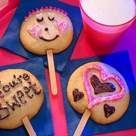 Valentine Sugar Cookie Pops