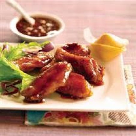 Chicken Wings with Sweet Chili Glaze