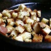 Parmesan Skillet Crutons