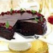 Chocolate Cranberry Torte