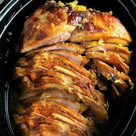 Crock Pot Brown Sugar Pineapple Ham
