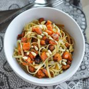 Fettuccine with Roasted Butternut Squash, Brown Butter and Sage