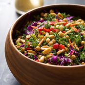Rainbow Power Kale Salad