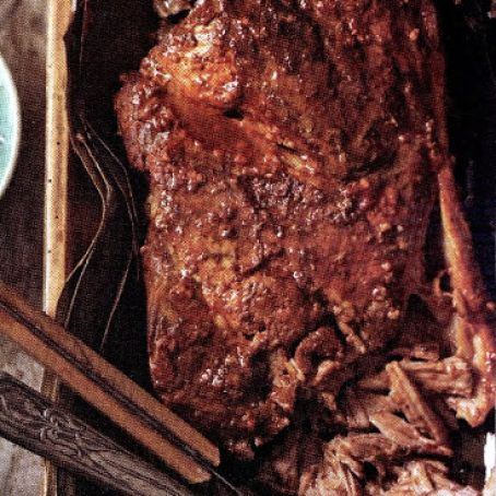 Cochinita Pibil (Barbecued Pork)  baked in oven