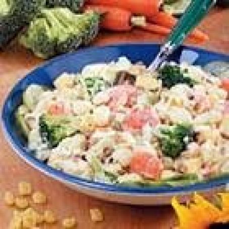Creamy Shell Pasta Salad