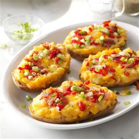 Fiesta Egg & Potato Boats Recipe
