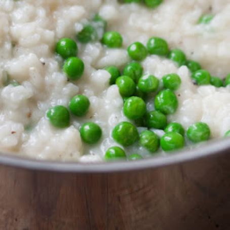 Easy Pea Risotto - Ina