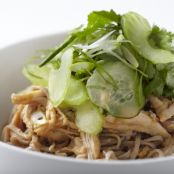 Roasted Chicken & Spicy Peanut Soba Noodles