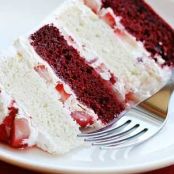 Red Velvet Strawberry Shortcake