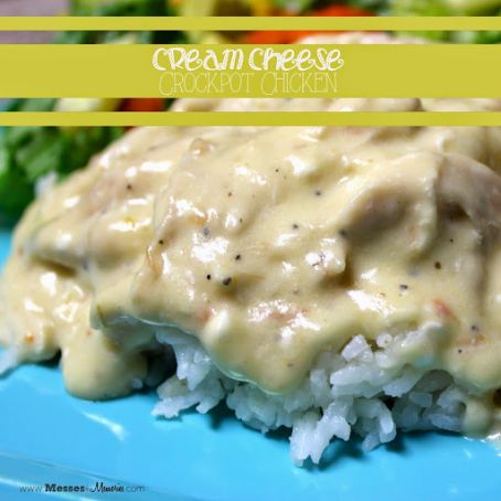 Italian Cream Cheese Crockpot Chicken and Rice