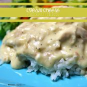 Italian Cream Cheese Crockpot Chicken and Rice