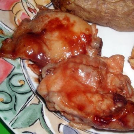 Crock Pot Saucy Chicken Thighs