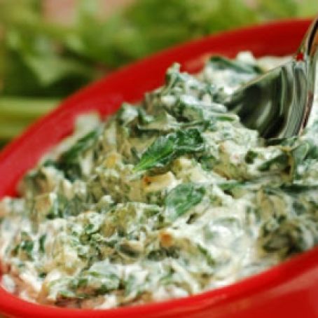 Watercress-Artichoke Dip With Whole-Wheat Pita Chips