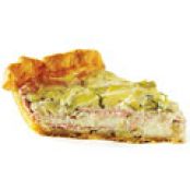 Smoked Ham, Leek and Gruyere Quiche