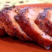 Coffee Rubbed Grilled Pork Tenderloin with Espresso Grilling Sauce