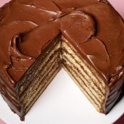 Yellow Layer Cake w/Sour Cream Frosting