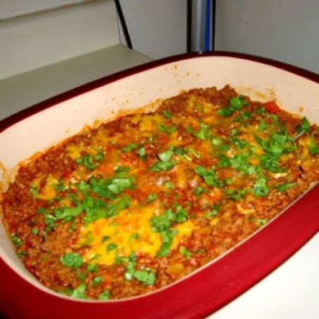Beef Enchilada Casserole