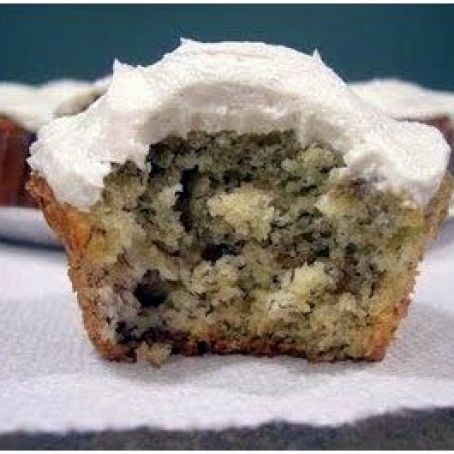 Banana Cupcakes with Honey-Cinnamon Frosting