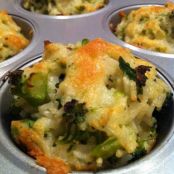 Baked Cheddar-Broccoli Rice Cups