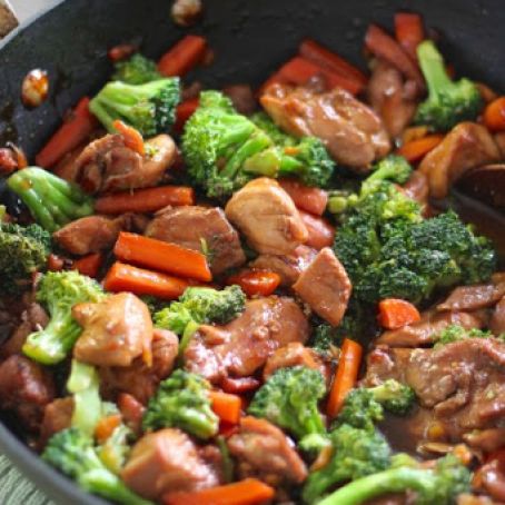 Teriyaki Chicken with vegetables