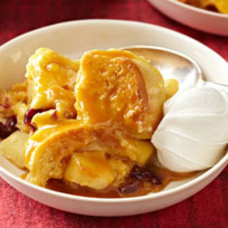 Caramel Apple Bread Pudding