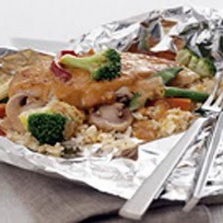 Foil-Pack Oriental Chicken Dinner