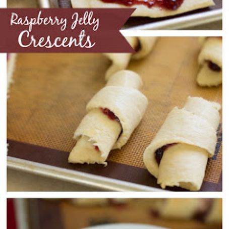 Quick and Easy! Raspberry Jelly Crescents: Baking Ideas