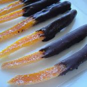 Chocolate Dipped Candied Orange Peel