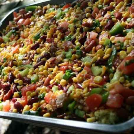 Chili Cornbread Salad