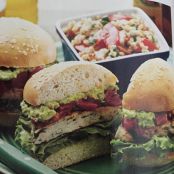 Turkey Burgers with Spicy Pepper Relish