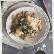 Halibut and Porcini Crema with Barberesco