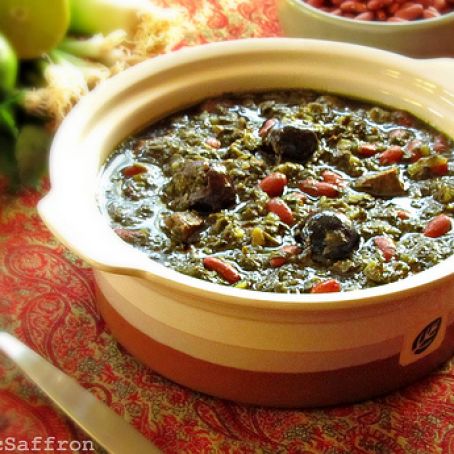 Persian Herb Stew (Khoresh-e Ghormeh Sabzi)