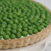 English Pea and Goat Cheese Tart