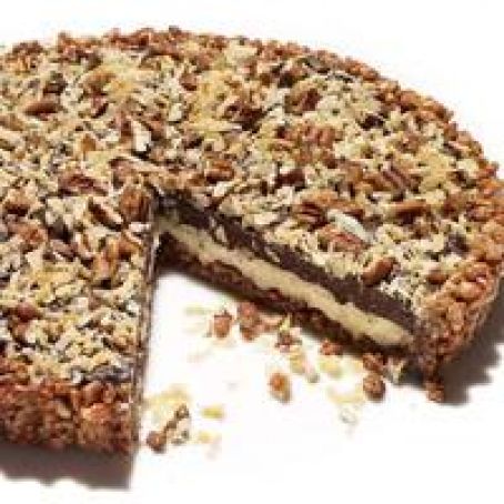 Chocolate-Marshmallow-Crunch Tart