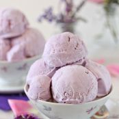 Lavender Rose Ice Cream