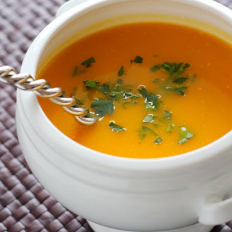 Shortcut Squash Soup {start to finish in less than 20 minutes!}